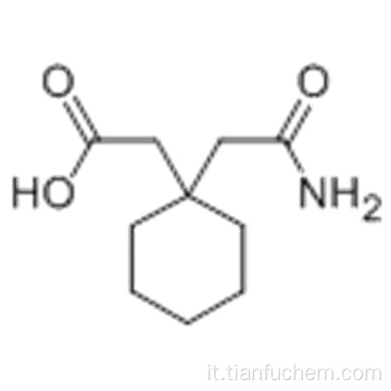 Acido cicloesandicetico, 1- (2-ammino-2-oxoetile) - CAS 99189-60-3